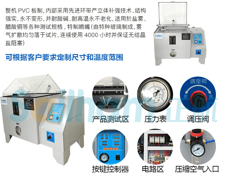 鹽霧試驗(yàn)機(jī)產(chǎn)品結(jié)構(gòu)圖